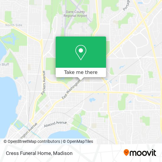 Cress Funeral Home map