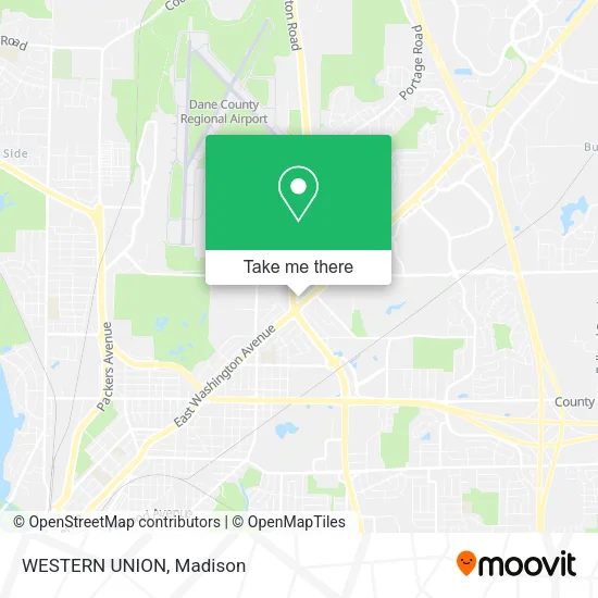WESTERN UNION map