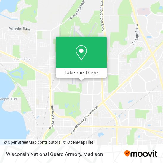 Wisconsin National Guard Armory map
