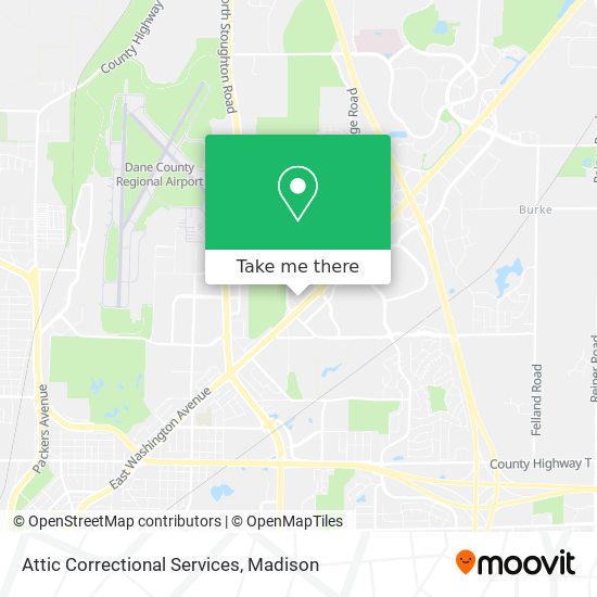 Mapa de Attic Correctional Services