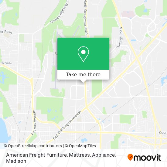 American Freight Furniture, Mattress, Appliance map