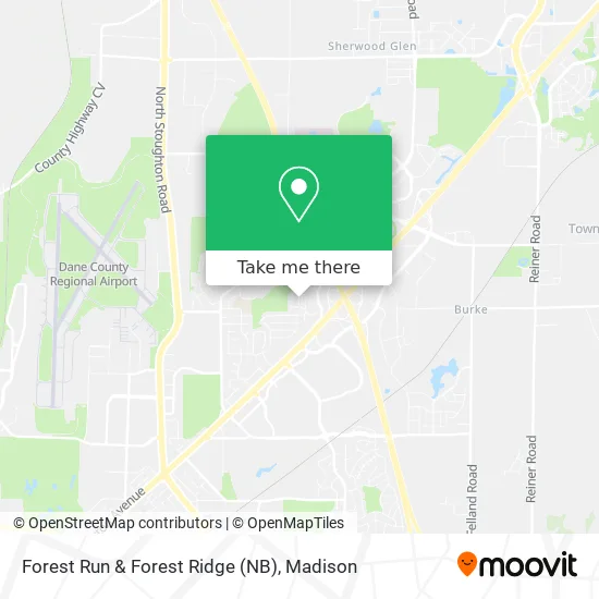 Forest Run & Forest Ridge (NB) map
