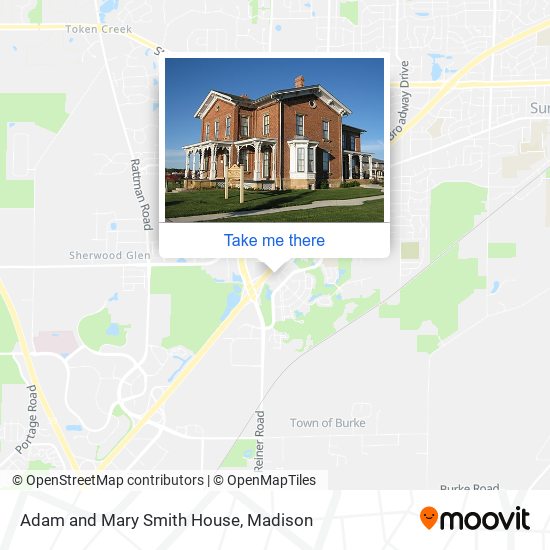 Adam and Mary Smith House map