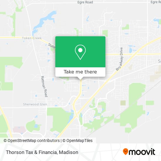 Mapa de Thorson Tax & Financia
