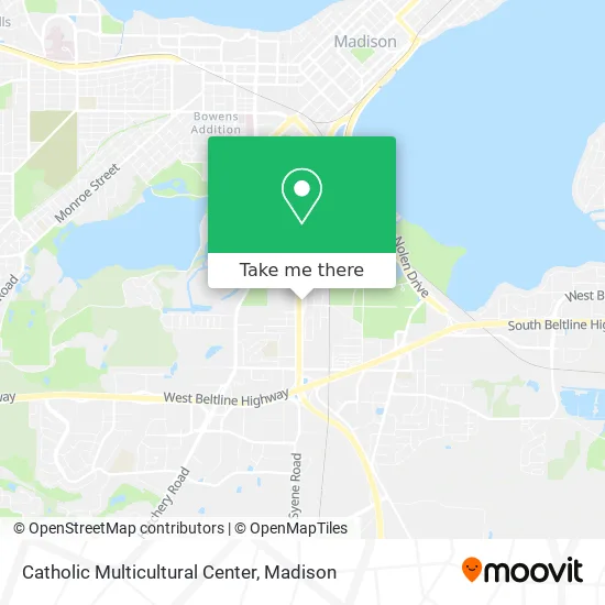 Catholic Multicultural Center map