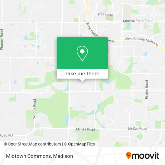 Midtown Commons map