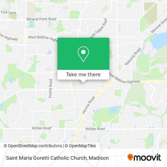 Mapa de Saint Maria Goretti Catholic Church