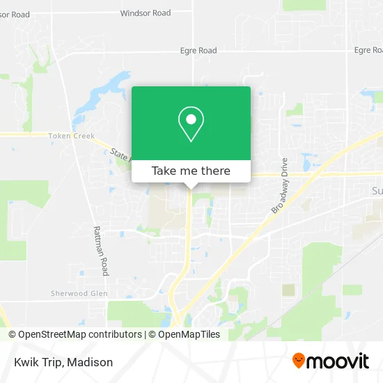 Kwik Trip map