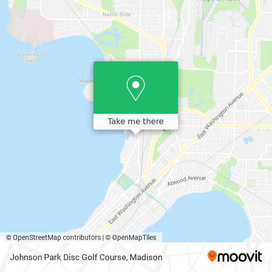 Johnson Park Disc Golf Course map