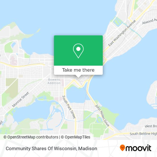 Community Shares Of Wisconsin map