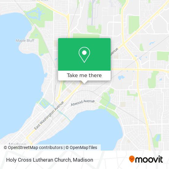 Holy Cross Lutheran Church map