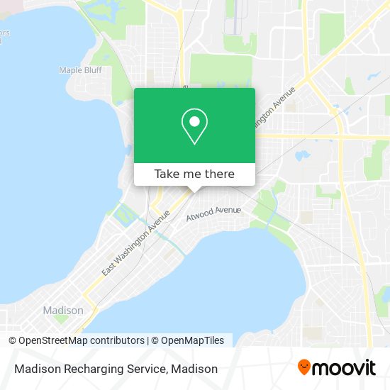 Madison Recharging Service map