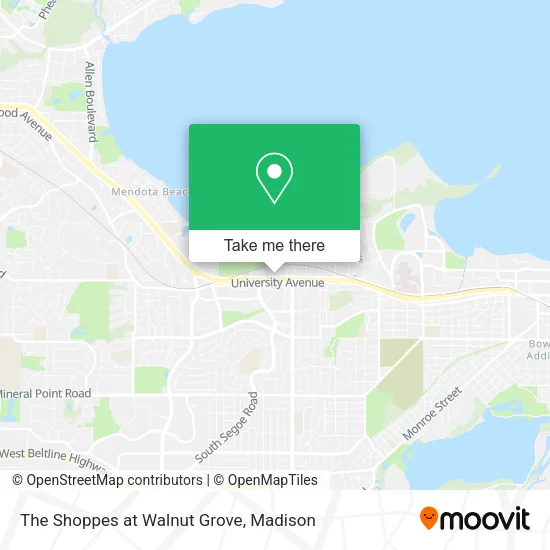 The Shoppes at Walnut Grove map