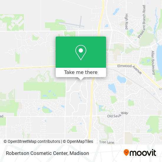 Robertson Cosmetic Center map