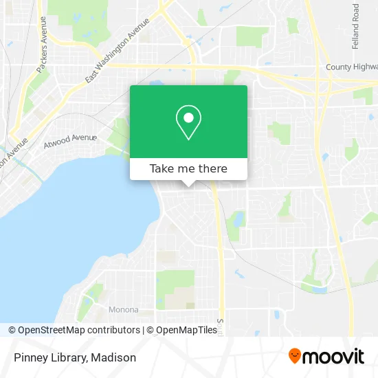Pinney Library map