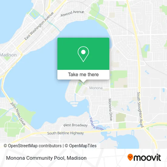 Mapa de Monona Community Pool