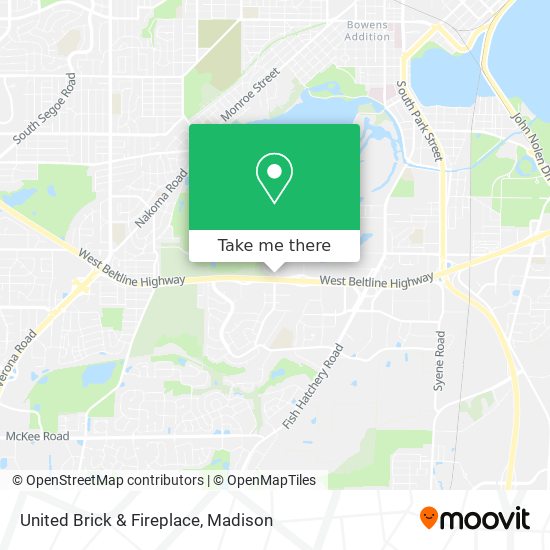 Mapa de United Brick & Fireplace