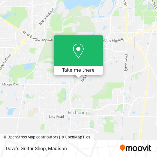 Dave's Guitar Shop map