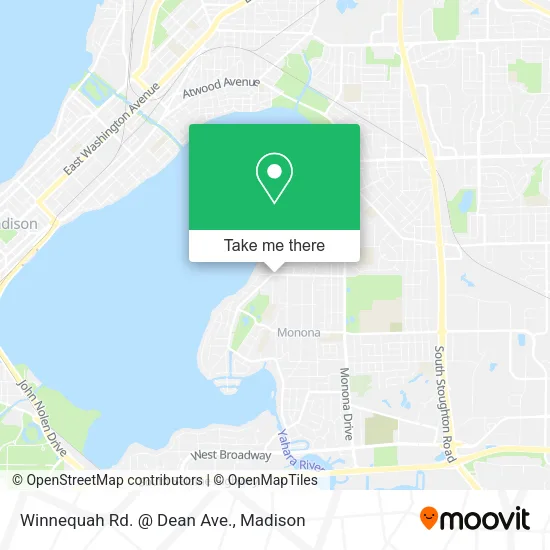 Winnequah Rd. @ Dean Ave. map