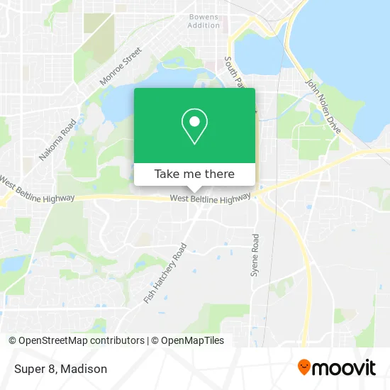 Super 8 map