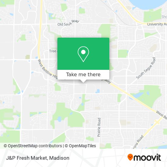 J&P Fresh Market map