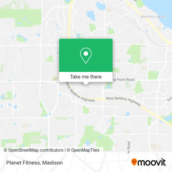 Mapa de Planet Fitness