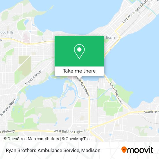 Ryan Brothers Ambulance Service map