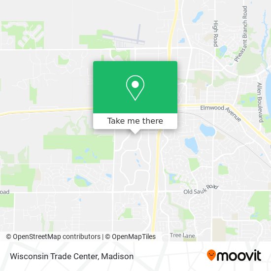 Wisconsin Trade Center map