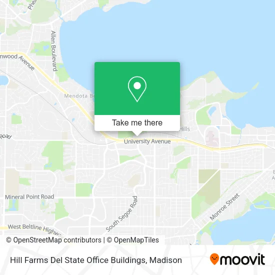 Mapa de Hill Farms Del State Office Buildings