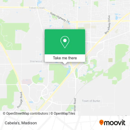 Cabela's map