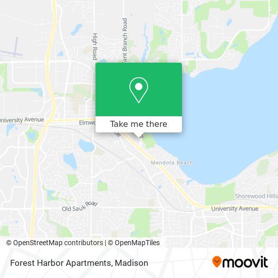 Forest Harbor Apartments map
