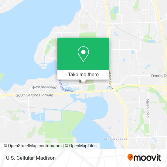 U.S. Cellular map