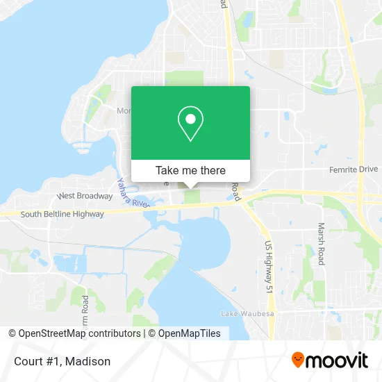 Court #1 map