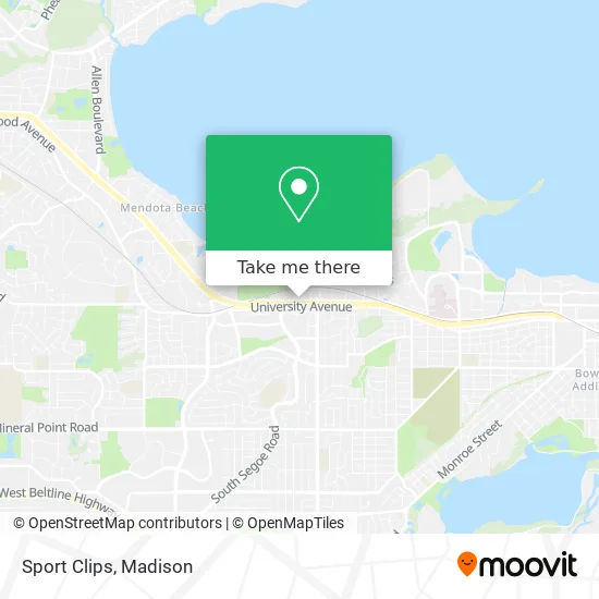 Sport Clips map