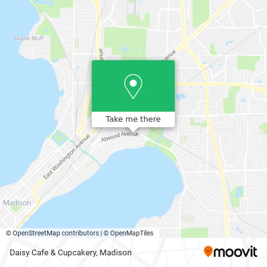 Daisy Cafe & Cupcakery map