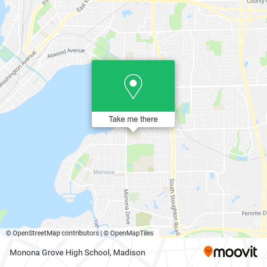 Monona Grove High School map