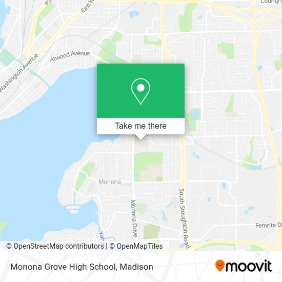 Monona Grove High School map