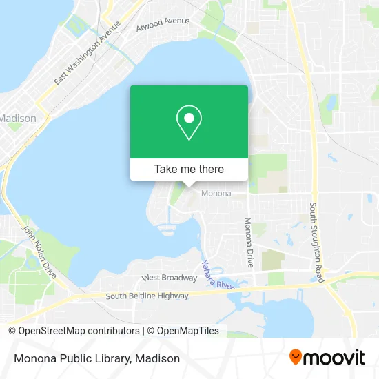 Mapa de Monona Public Library