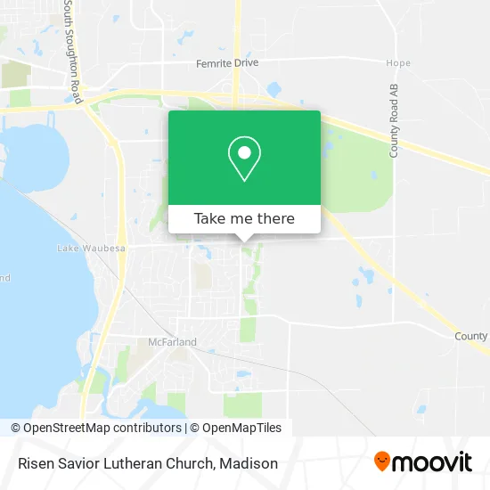 Risen Savior Lutheran Church map
