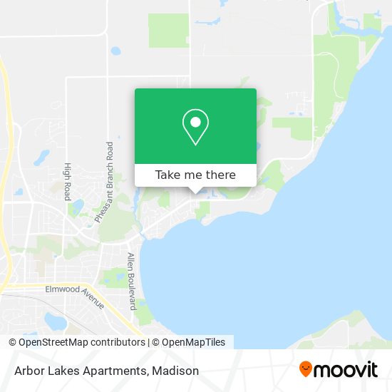 Arbor Lakes Apartments map