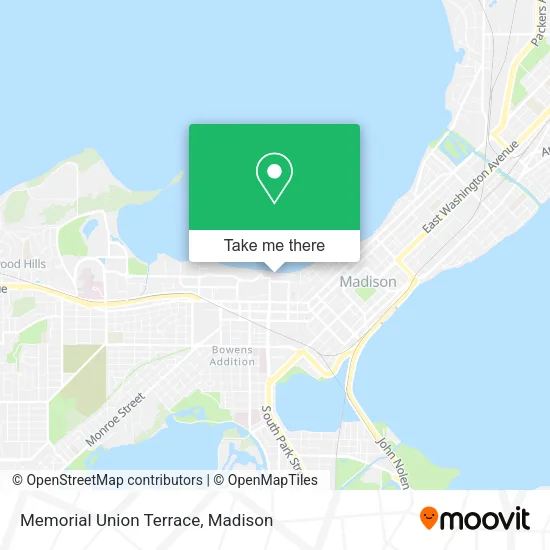Mapa de Memorial Union Terrace