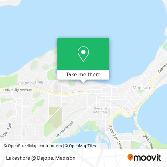 Lakeshore @ Dejope map