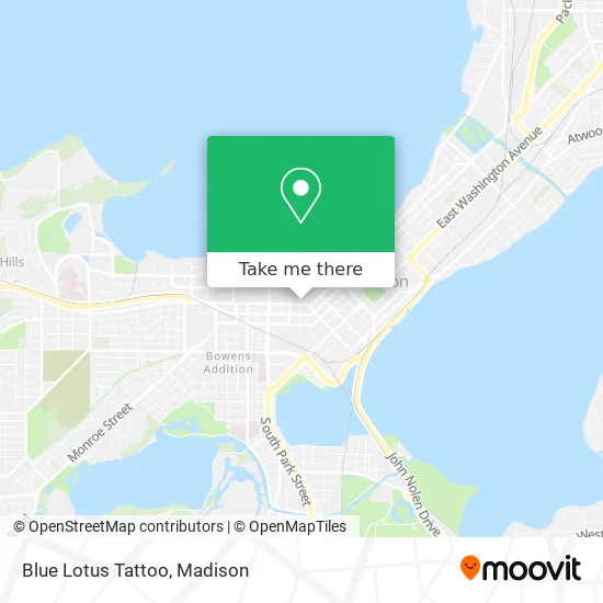 Blue Lotus Tattoo map