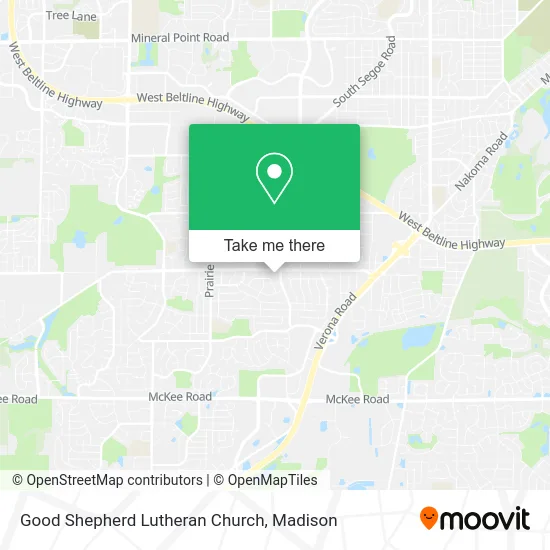 Good Shepherd Lutheran Church map