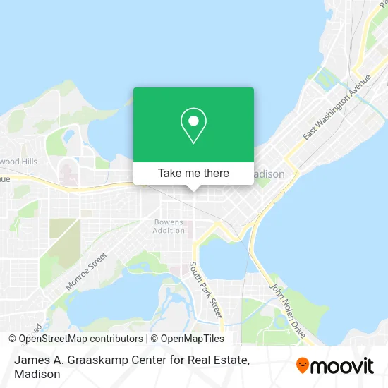 Mapa de James A. Graaskamp Center for Real Estate