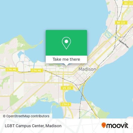 LGBT Campus Center map