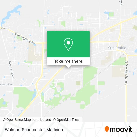 Walmart Supercenter map