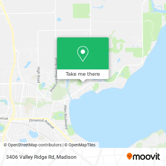 3406 Valley Ridge Rd map