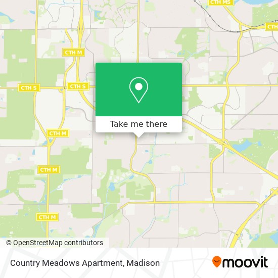 Country Meadows Apartment map