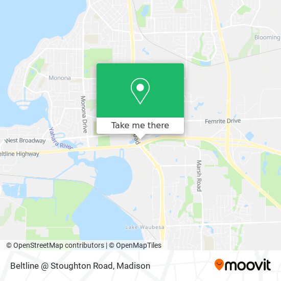 Mapa de Beltline @ Stoughton Road